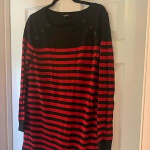 Express stripped sweater dress